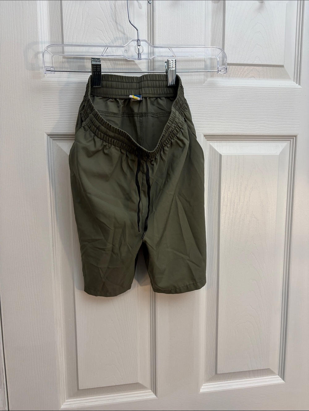 Old Navy Olive Green Drawstring Kids Shorts